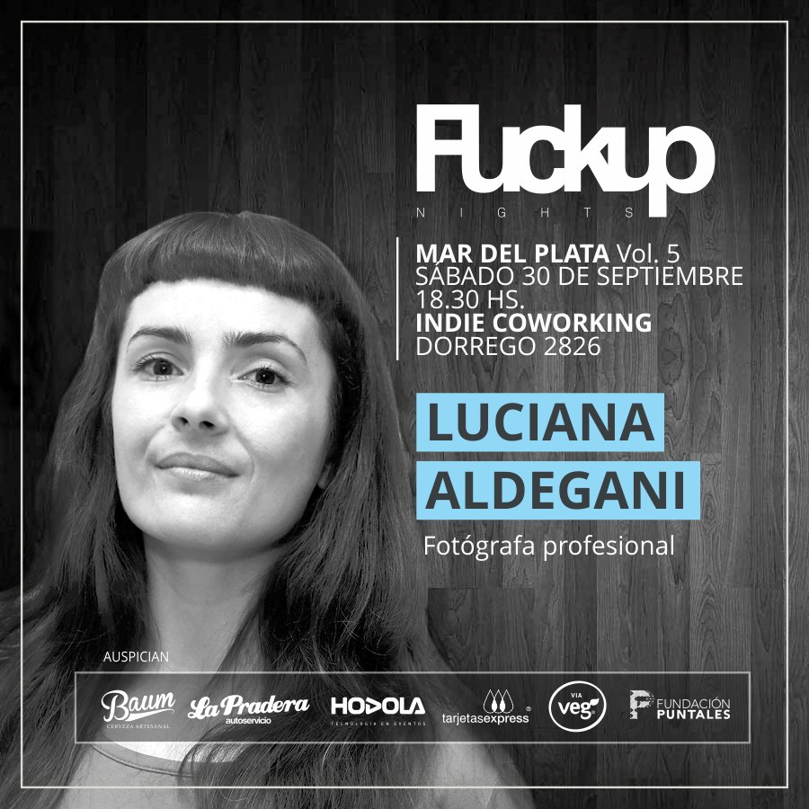 FunMdp's tweet image. Nuestra segunda oradora será la fotógrafa profesional @aldeganiphoto Luciana Aldegani! Te podes anotar en funv5.eventbrite.com.ar