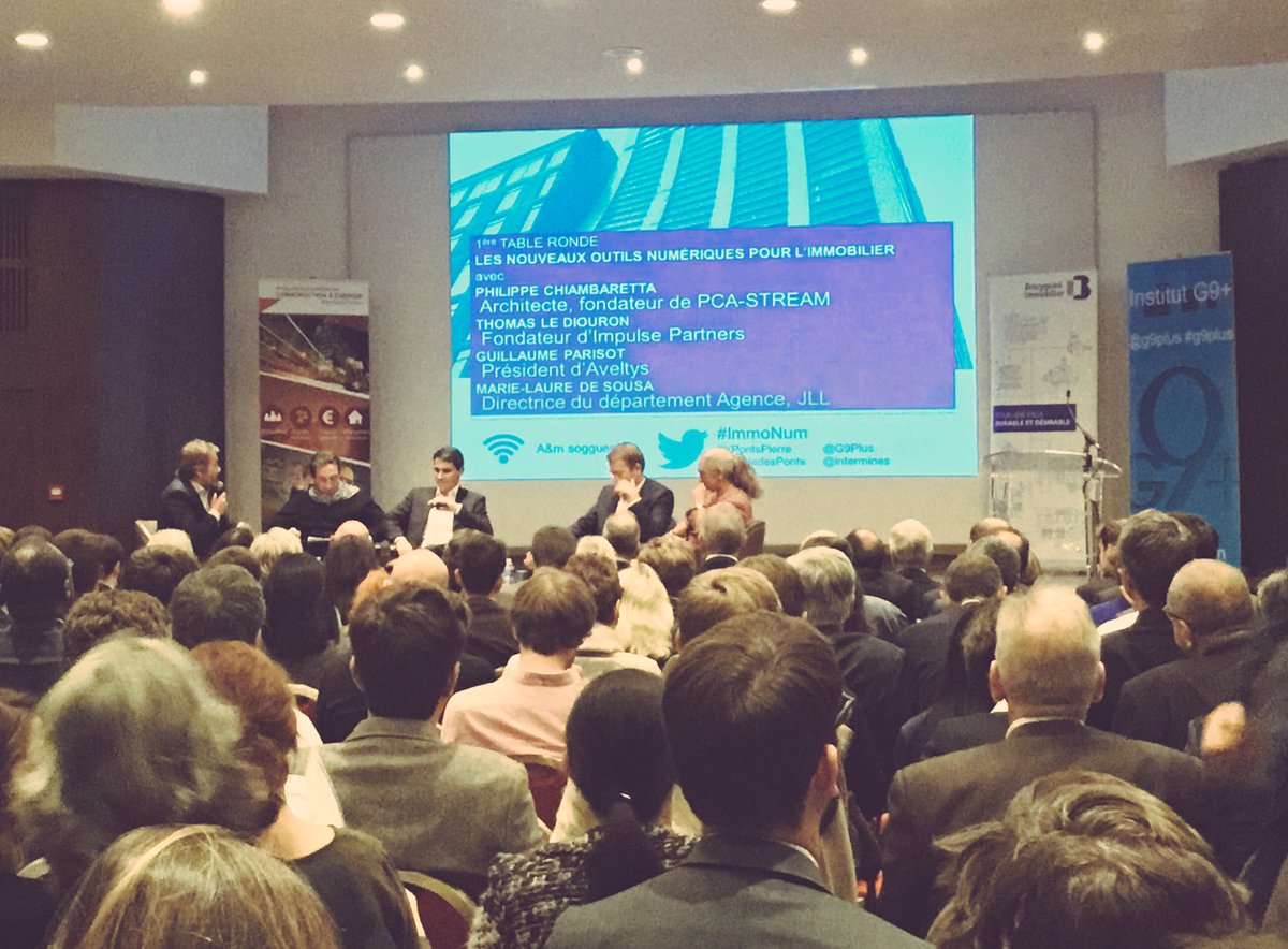 William_Yon's tweet image. #ImmoNum #XPontsPierre Table ronde avec @lediour @ML_de_Sousa @PcaStream @ParisotG "Nouveaux outils numériques &amp;amp; immobilier"
