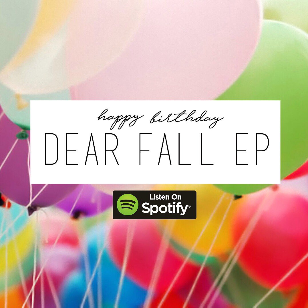 gracieschram's tweet photo. This week is the one year anniversary of my #DearFallEP! Stay tuned for the CELEBRATION๐
https://t.co/9BNBz2ZquZ https://t.co/iYSDcQADBW