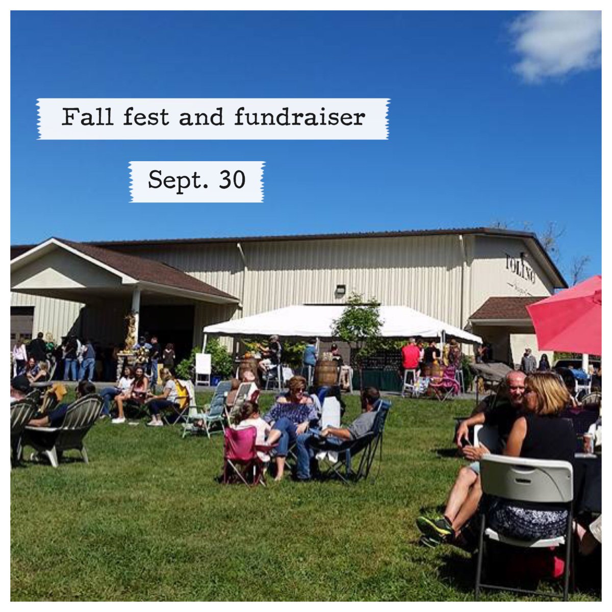 Still time to get tickets for Fall Fest & Fundraiser on Saturday! Live music, vendors, tours, grape stomp & more tolinovineyards.com/fall_fest.php