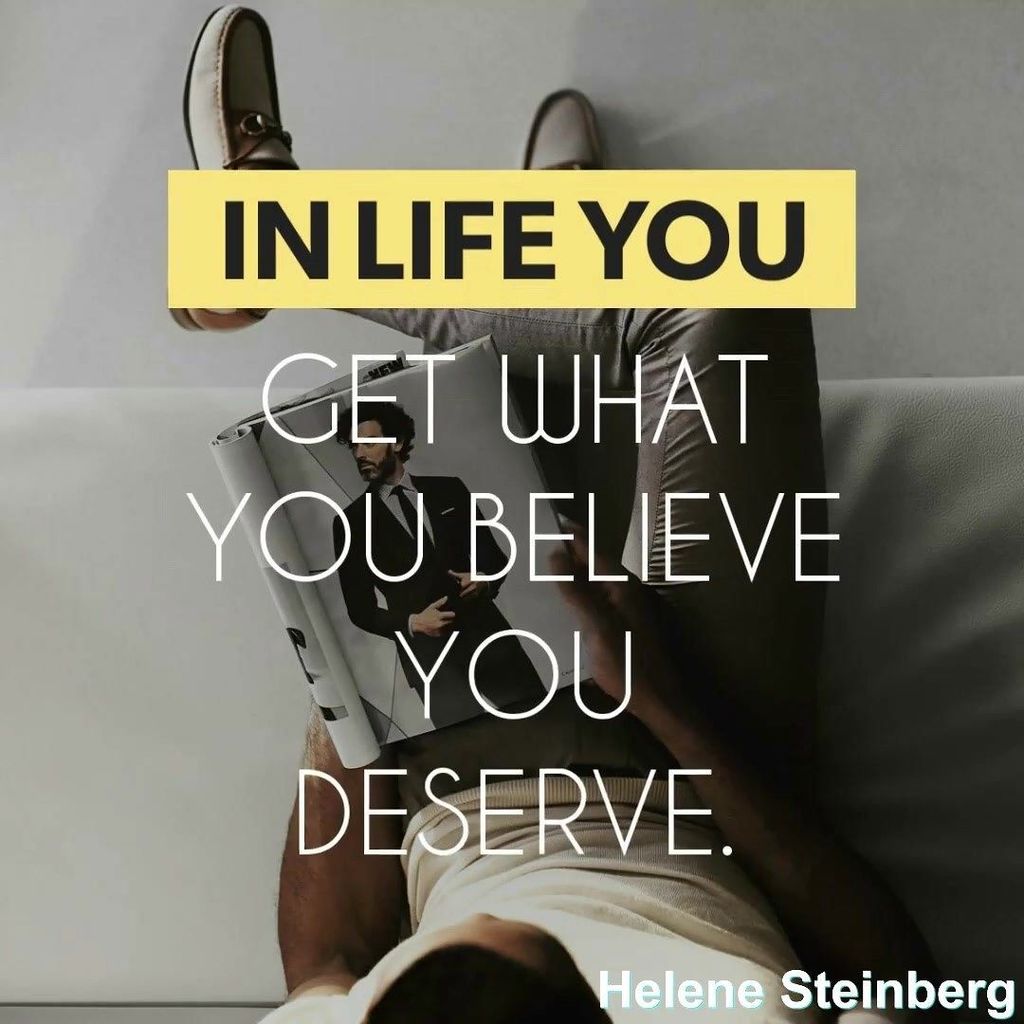 helenesteinber's tweet image. In life you get what you believe you deserve-#MondayMotivation ift.tt/2yoA2f5
