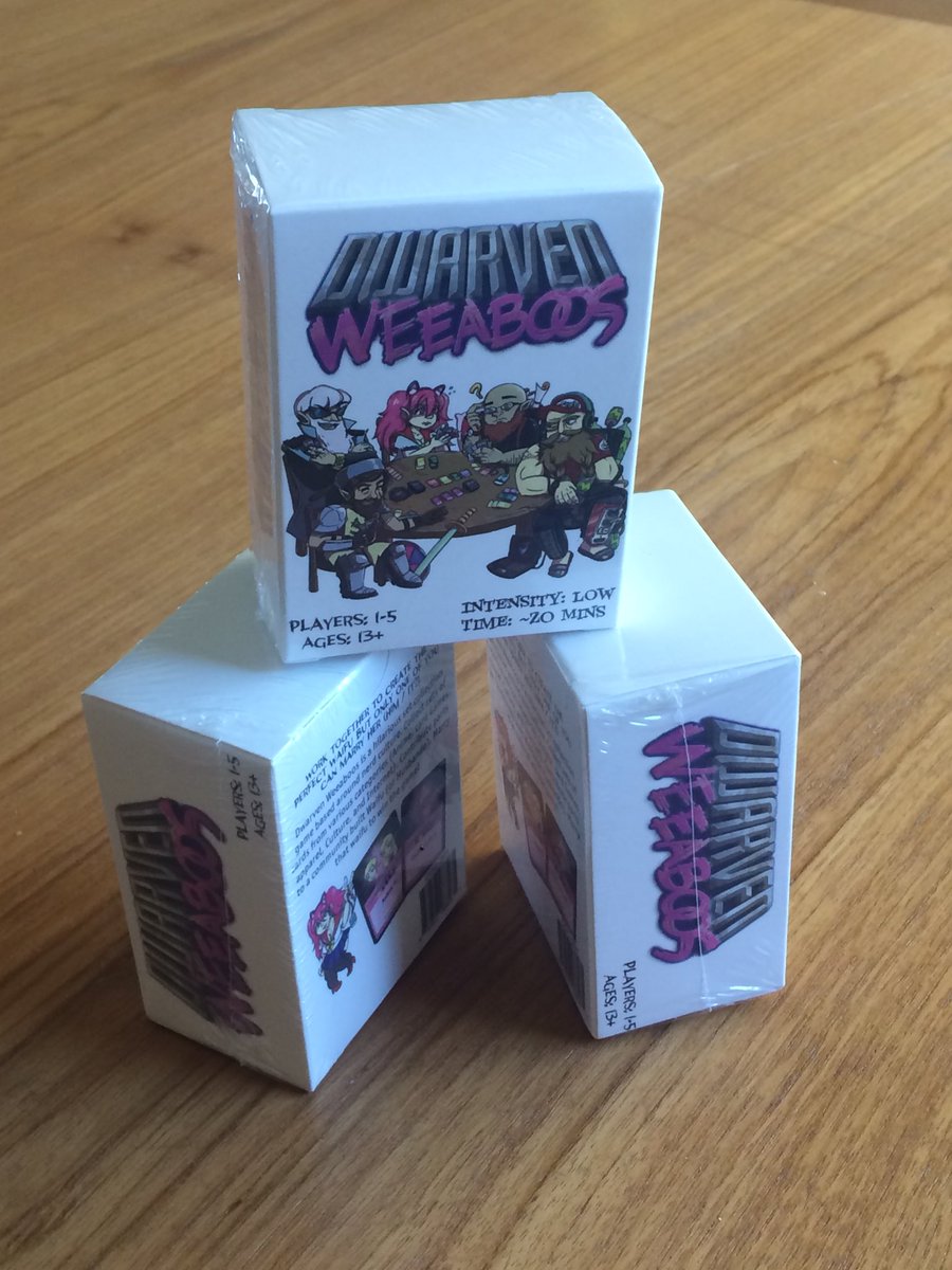 DwarvenWeeaboos's tweet photo. All #DWEEBS preorders have been fulfilled! If you missed out on the action, you can still get the game here: https://t.co/uRq8x96Zsq https://t.co/whfUMOE9yN