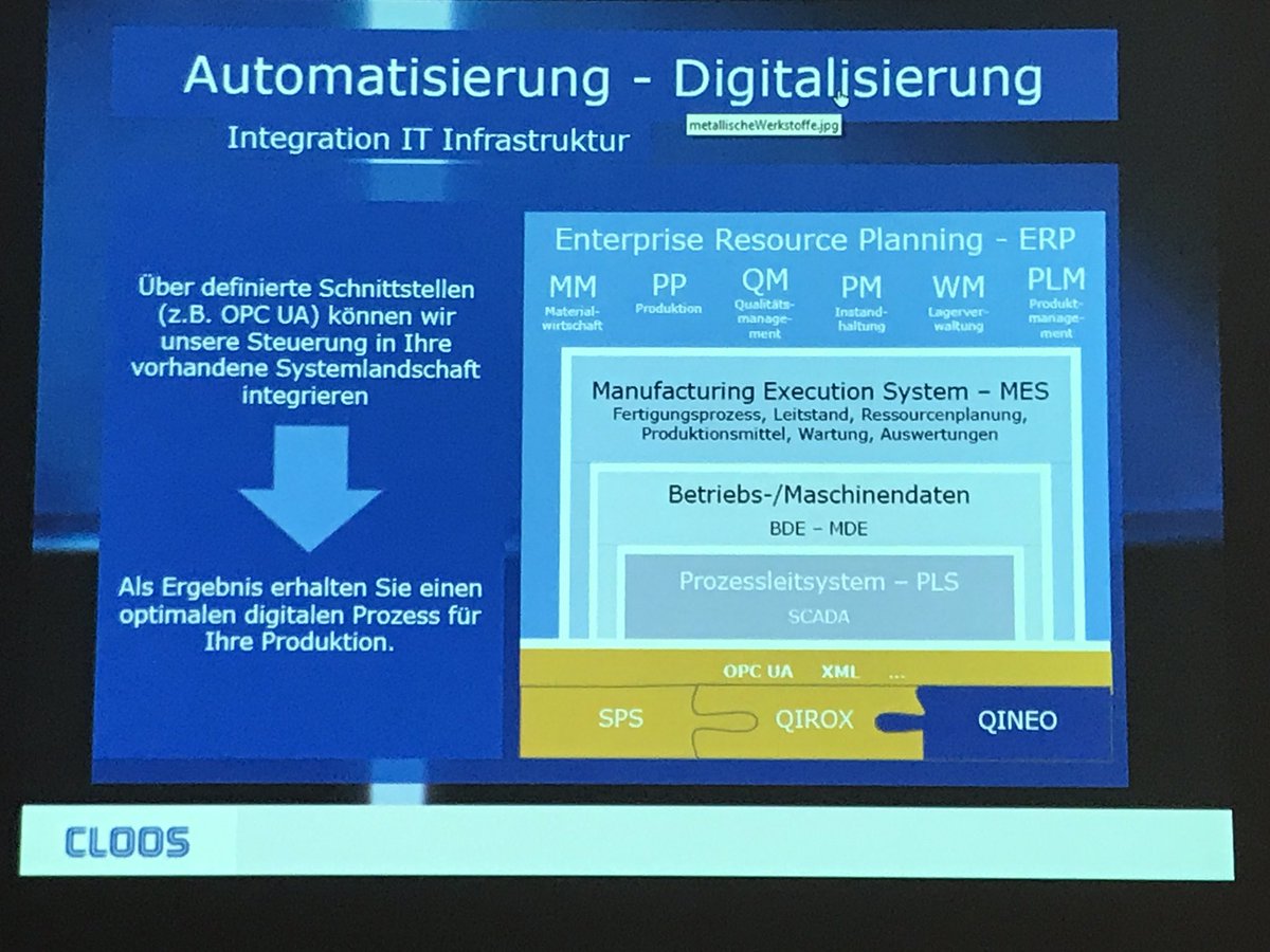 stahlmarkt's tweet image. #Industrie40 ist nie zu Ende - Stephan Pittner, #Cloos, Leiter #Automation