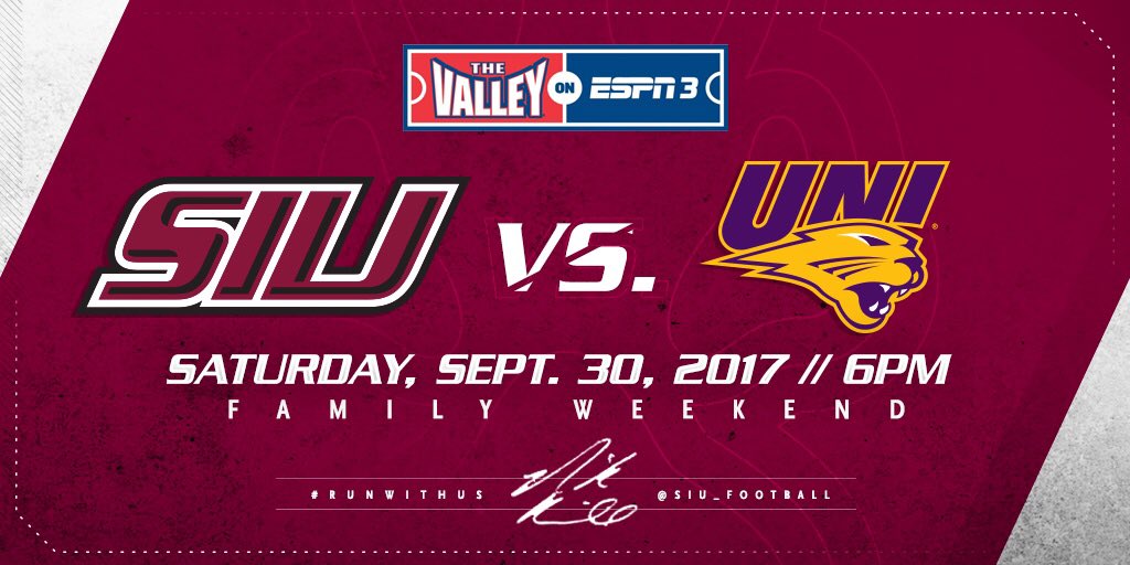 Can't wait to see the JUICE @SIU_Football @SalukiDawgPound is gonna bring this Saturday. Come help them out and get loud! #SupportTheSalukis