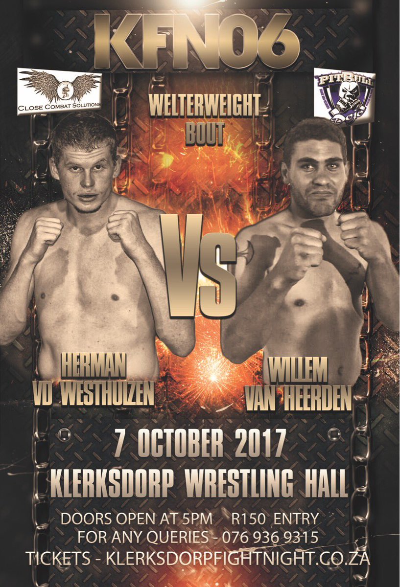 klerksdorpfight's tweet image. 