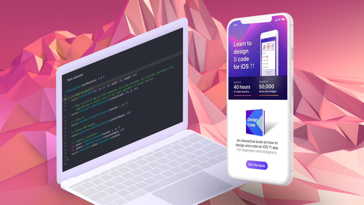 I’ve been working on Design+Code 2 for the past 2 and a half months, but here it is. Available soon! designcode.io