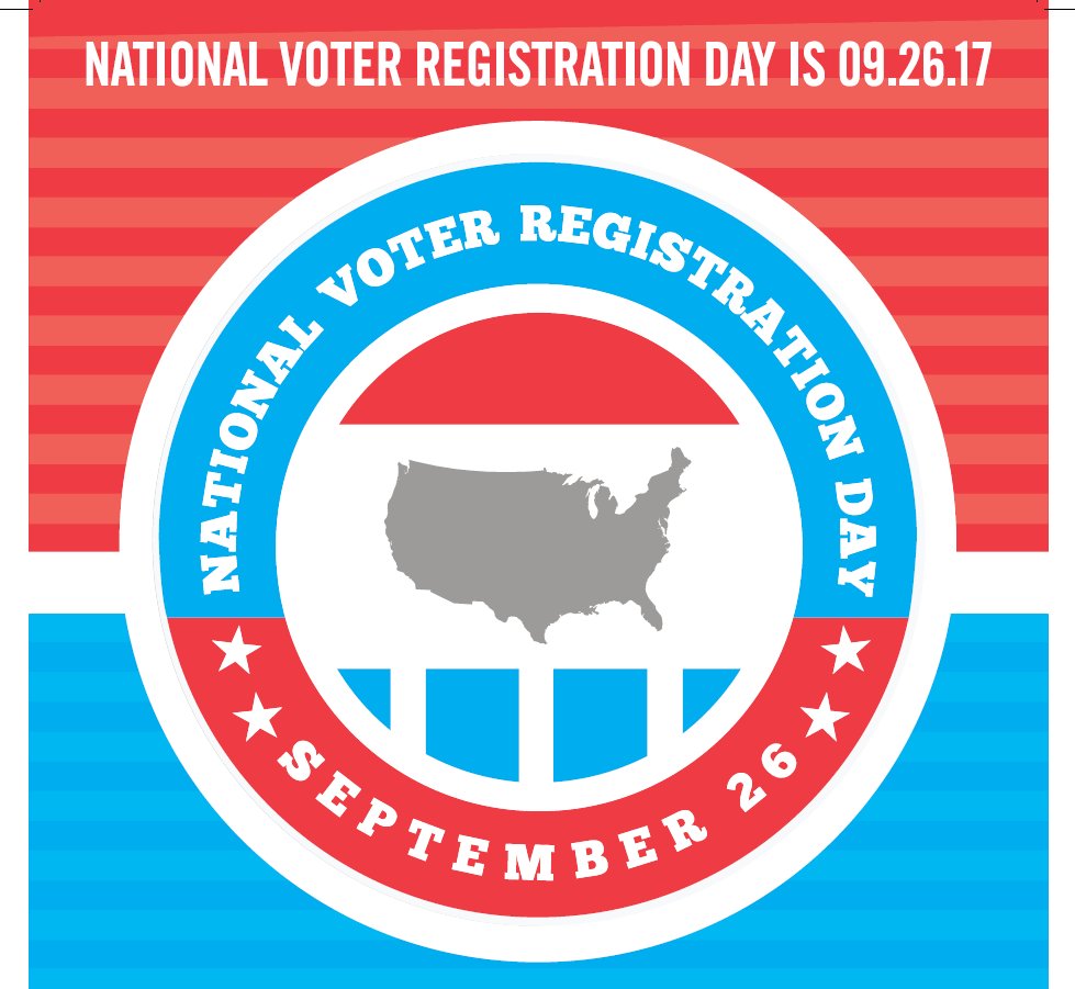 Tomorrow is National #VoterRegistrationDay! Register to vote online ova.elections.il.gov, or in-person go.usa.gov/xRS8q.