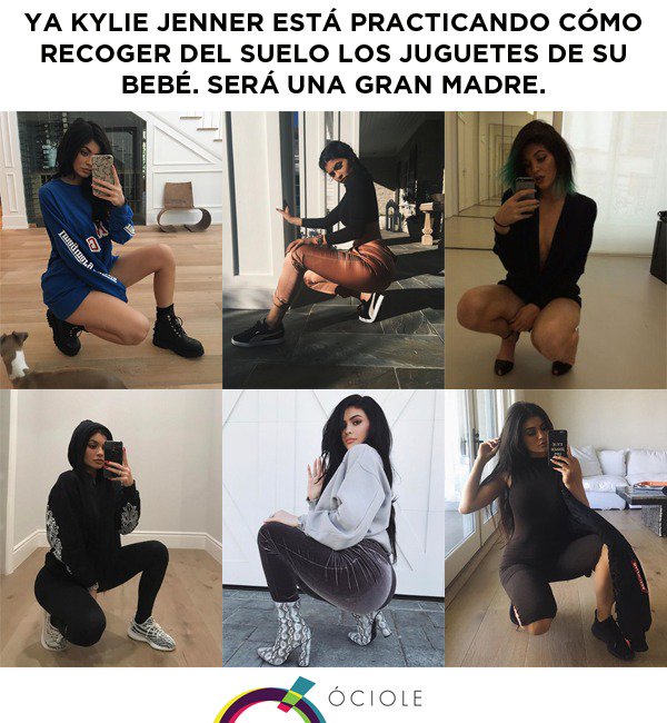 Se nota que Kylie tiene tiempo practicando.