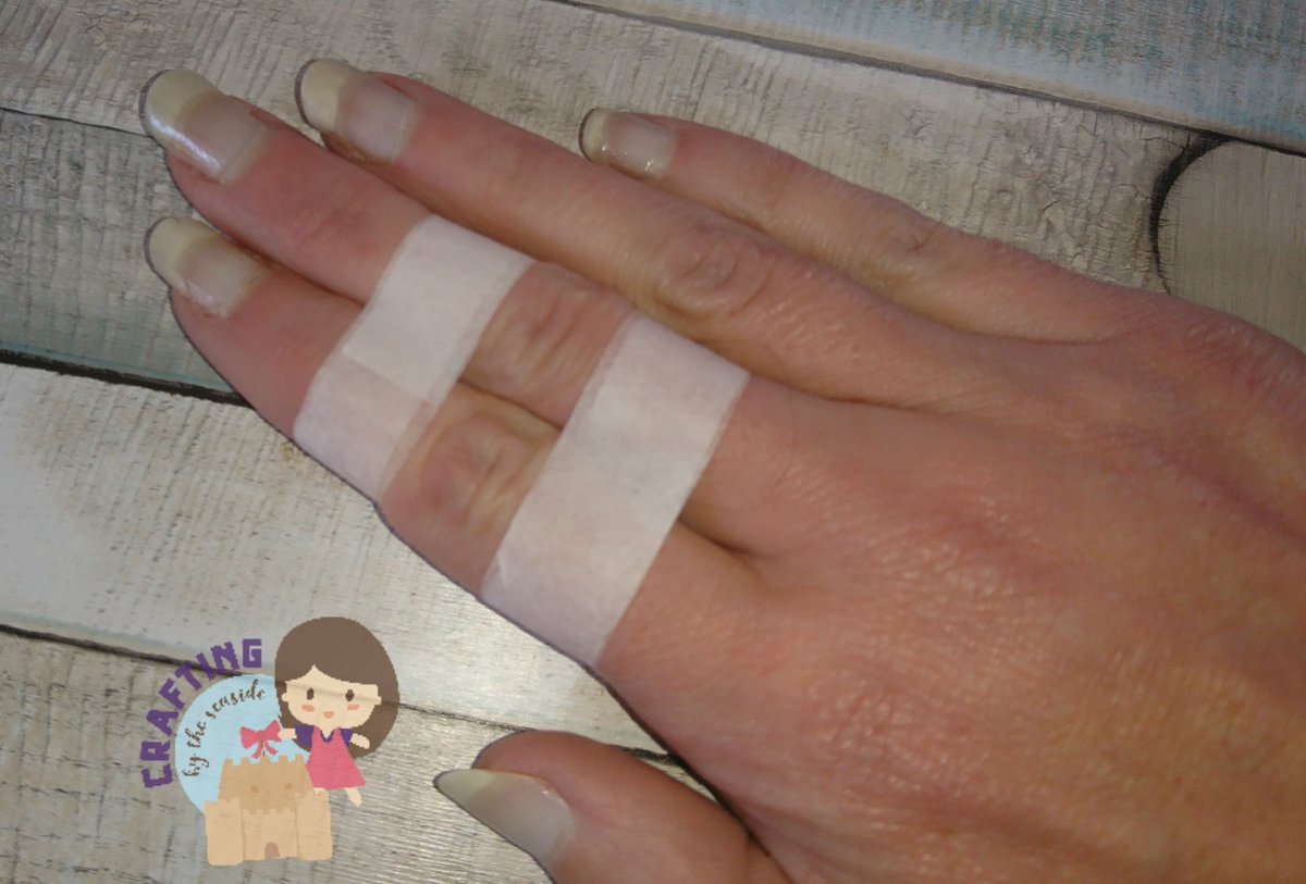 craftingseaside's tweet photo. How to craft when you've got poorly fingers?! 😂 https://t.co/GqQV0OLikz