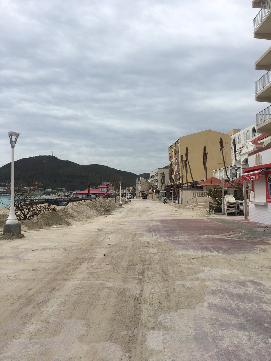 Riley_Mcc's tweet photo. Some pictures from the boardwalk in Philipsburg, St. Maarten today #sxm #StMaarten #irma #lifeafterirma https://t.co/QMGxo3s75H