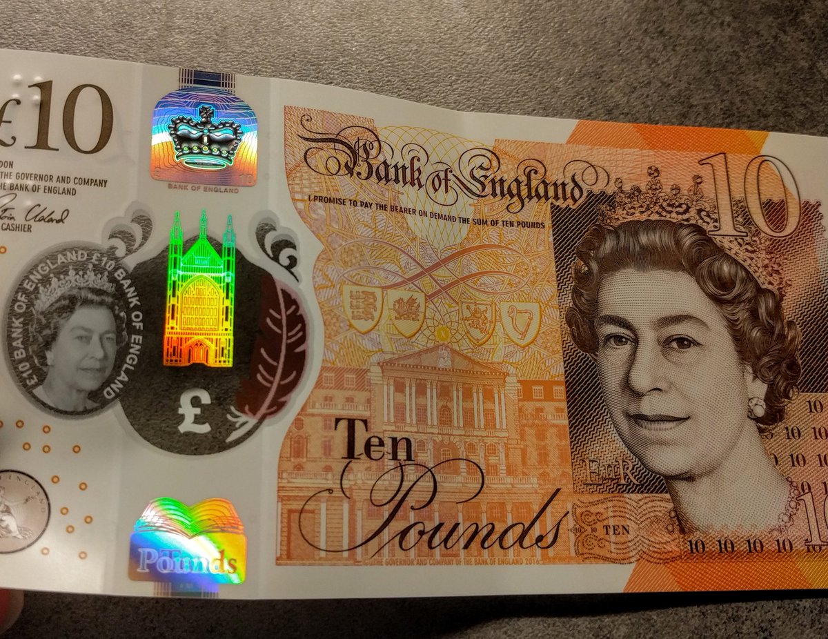 _JoClarke's tweet image. Shame the new #tenpoundnote doesn't have these colours all the time!! 😄🌈
