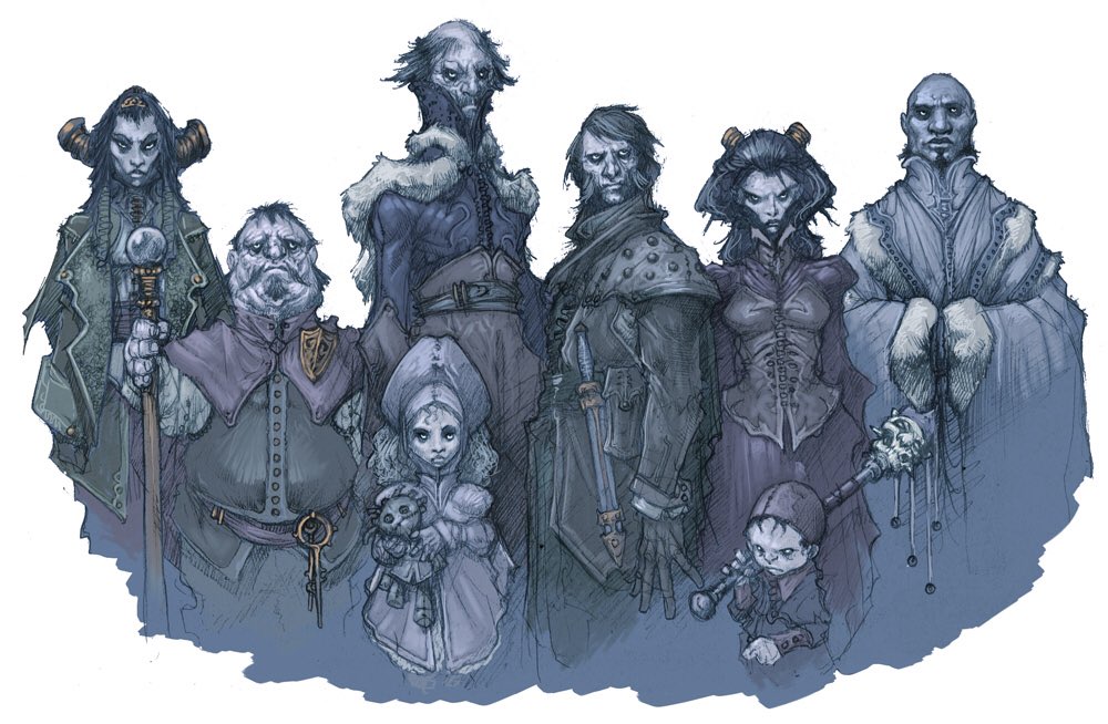 Some happy Barovians from Ravenloft. #dnd #ravenloft #curseofstrahd.