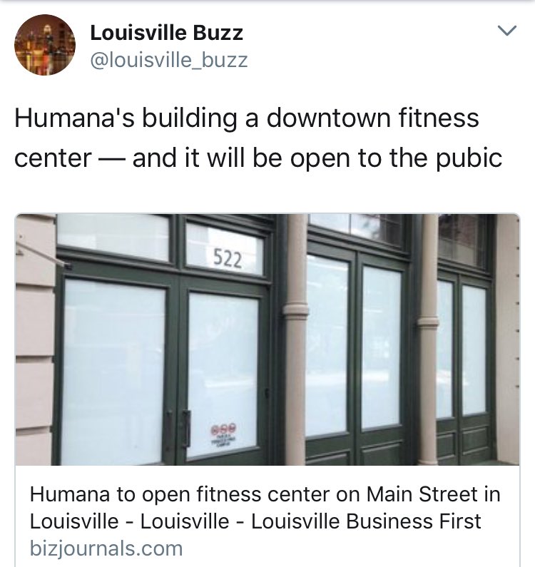 So the new Humana gym will be open to the "pubic"?