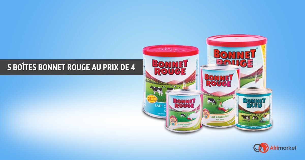 Bon plan pour débuter la semaine: 
4 boîtes de Bonnet Rouge achetées = 1 OFFERTE
Commandez par ici pour vos proches ➥afri.ma/2wQ3RZX