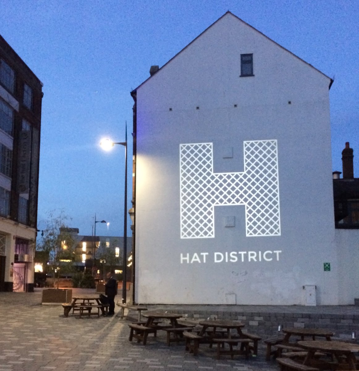 Seen the Hat District projections in the Cultural Quarter? Find out more: hatdistrict.co.uk