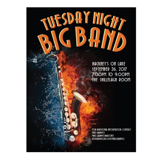 Jazz Night at Hackney's on Lake! Tuesday September 26 7:00 P.M. bit.ly/2yobpPC