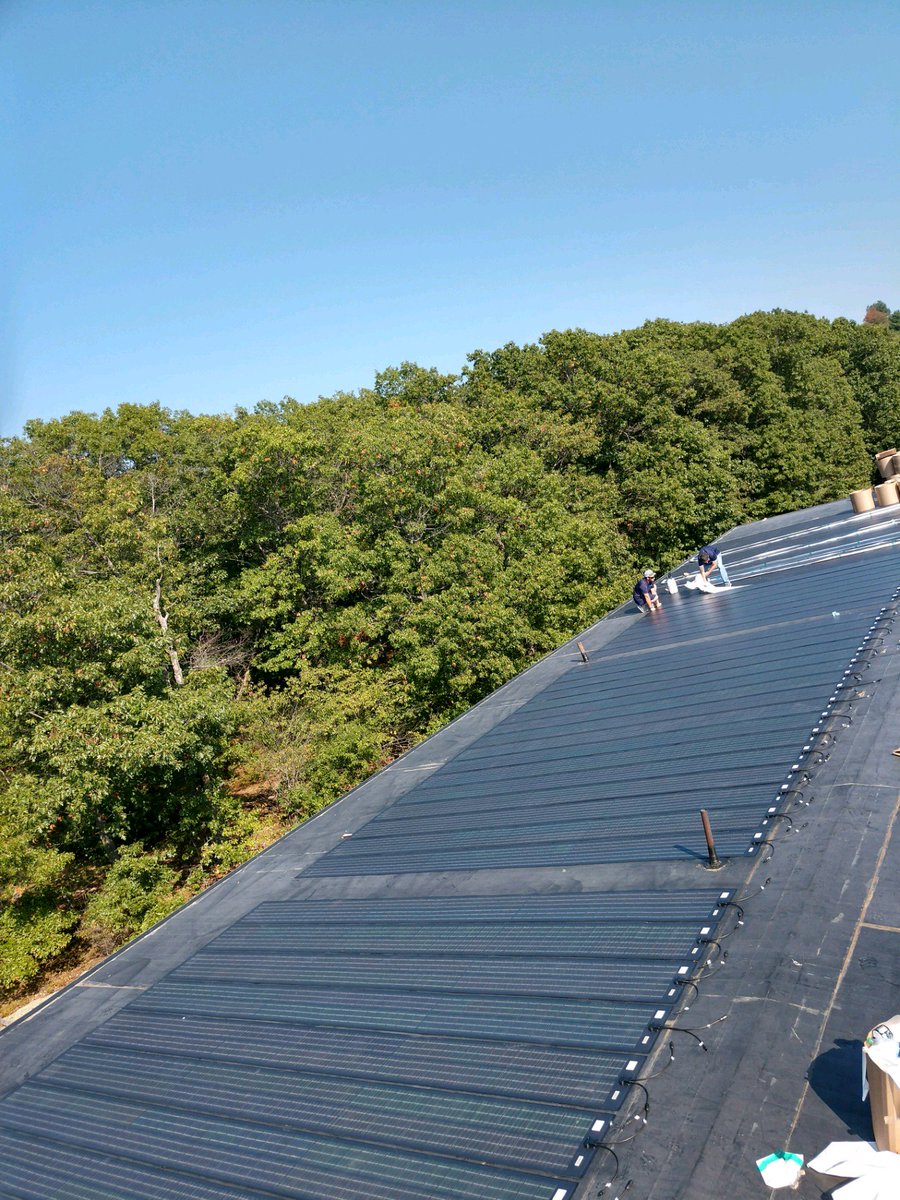 Picktricity and <a href="/GlobalSolar/">Global Solar Energy</a> are working on the largest thin film solar installation in MA! Check out the process.