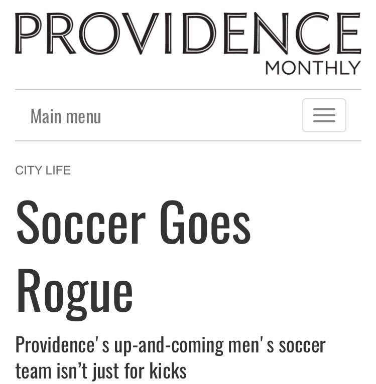 provcityfc's tweet photo. Check out the piece @PVDMonthly did on the Rogues.

Soccer Goes Rogue 
https://t.co/vlHoRAb12C? https://t.co/f4MlKsVbtW