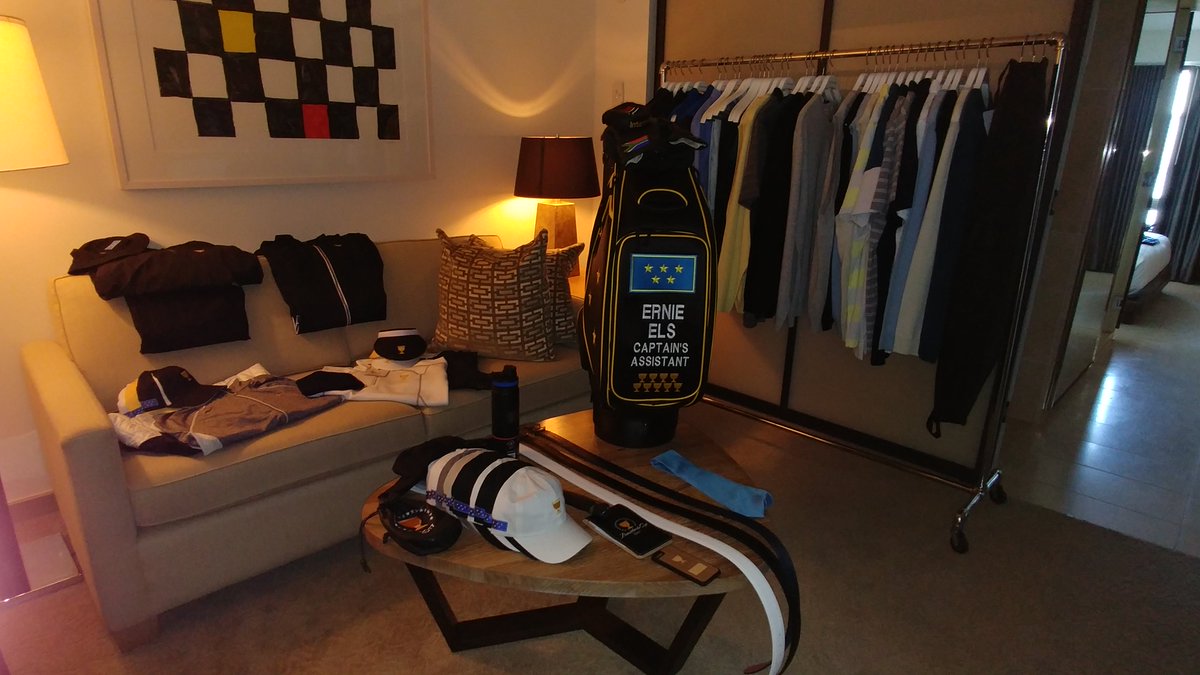 What a great way to start the week. Looking forward to being apart of my 9th <a href="/PresidentsCup/">Presidents Cup</a>! #IntlTeam