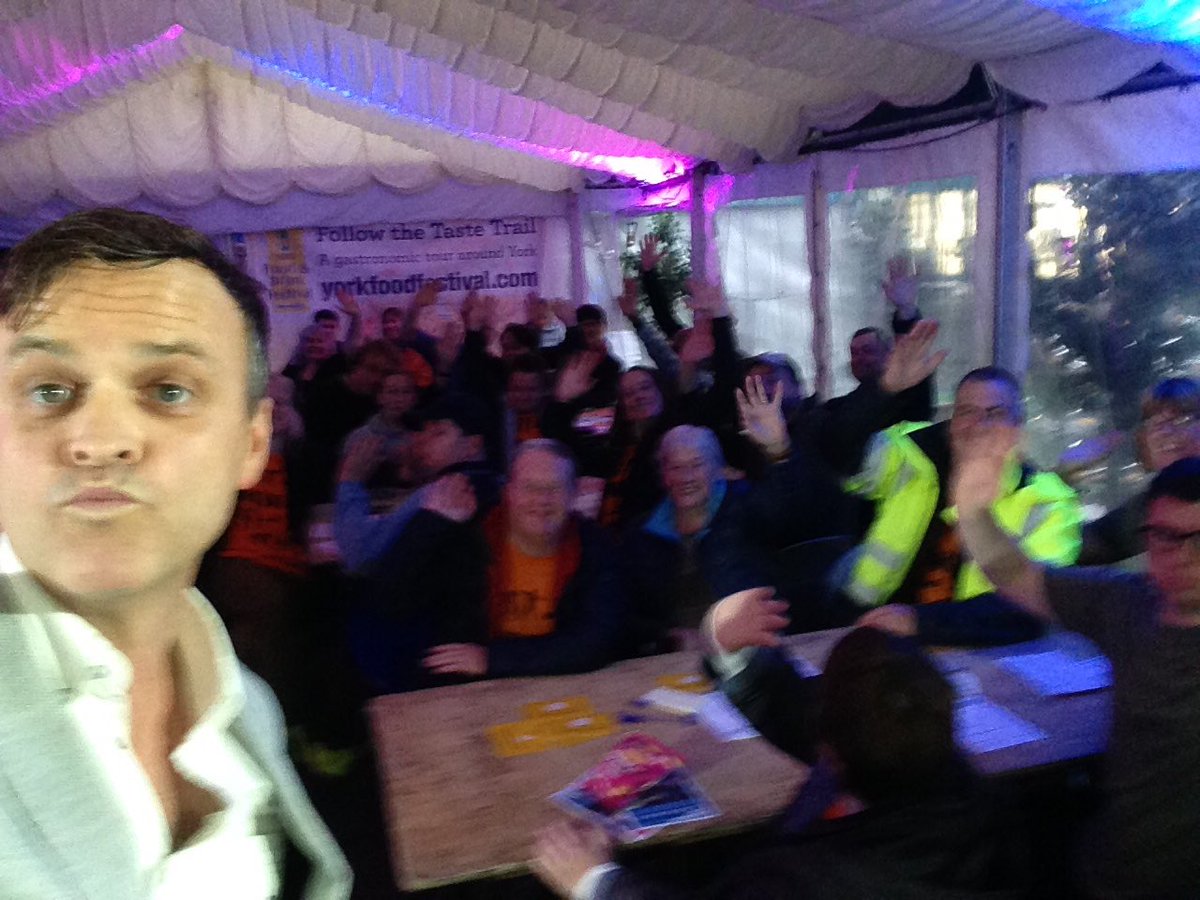 <a href="/YorkSoup/">York SOUP</a> selfie Part II pitches unleashed and people decide recipient of accumulated fees. Philanthropy fine food. #yorksoup #newvisuality