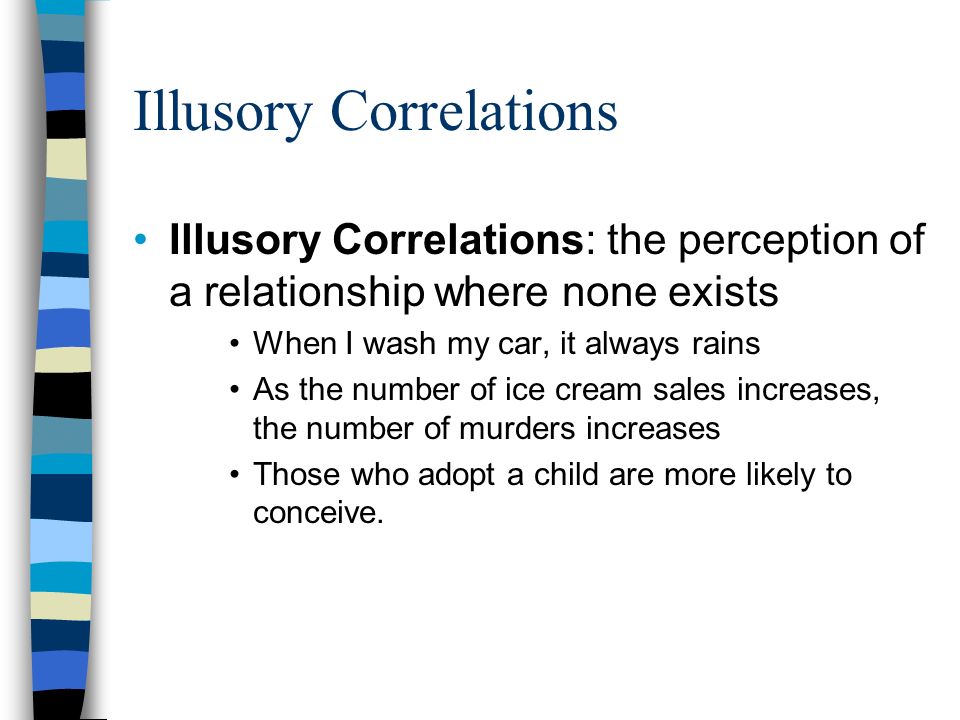 AP Psychology on Twitter: "Illusory Correlation - Perception of a relationship where none exists. #APpsych #Research… "