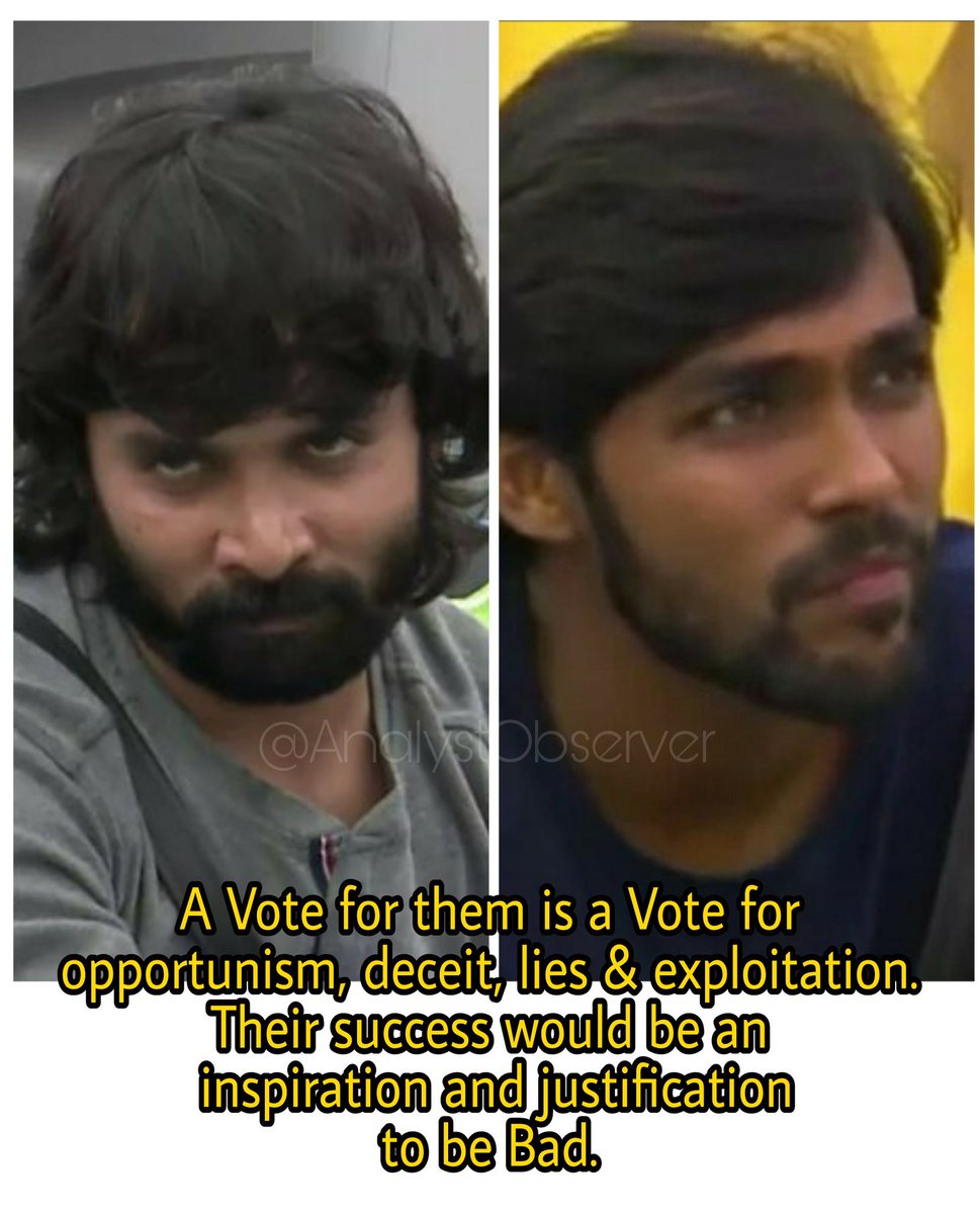 AnalystObserver's tweet image. #BiggBossTamil #OviyaArmy #ganesharmy #harishTribe #HarishArmy #harishkalyan #ganeshVenkatraman