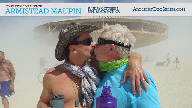WOW MUST-SEE: <a href="/ArmisteadDoc/">Armistead Maupin Doc</a> about @ArmisteadMaupin. On Oct 1 @ 4PM at <a href="/arclightcinemas/">ArcLight Cinemas</a> Santa Monica ONLY. Tickets: bit.ly/2fbIJSp
