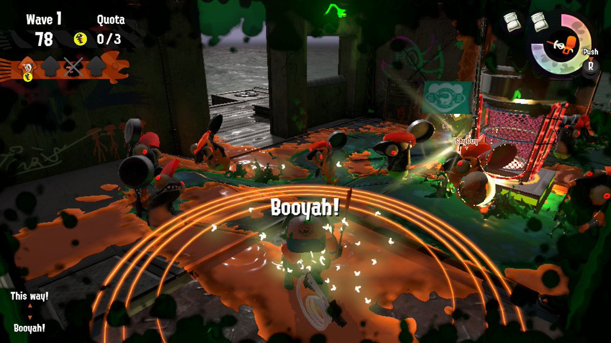 minisplatling's tweet photo. twas a horrible time to booyah #Splatoon2 #NintendoSwitch https://t.co/n01bFoubqp