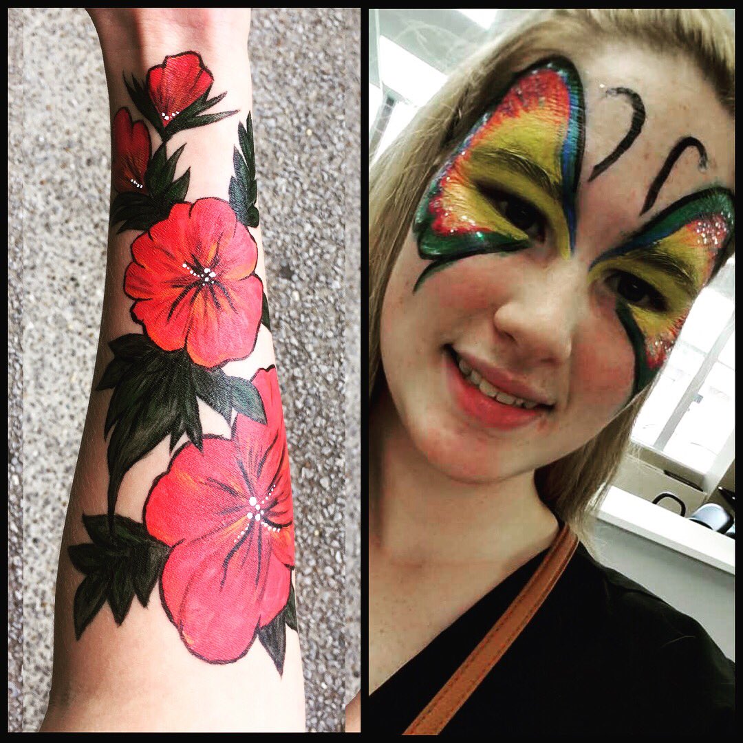 Look what our #cosmetology girls are up to! They are SO talented! #futuresobright #makeup #painting #skills <a href="/CosmetologyNet/">Mario</a> <a href="/SkillsUSA/">SkillsUSA</a>
