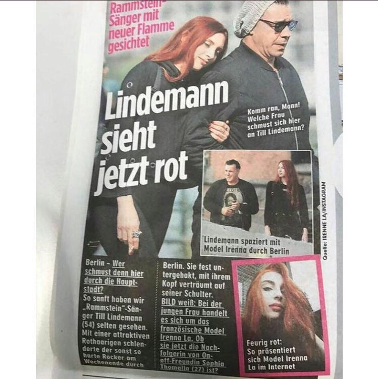 Till freundin rammstein lindemann SZ