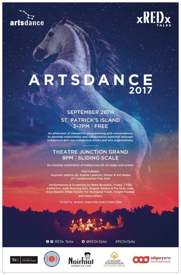 Happening this Thursday: ARTSDANCE - a celebration of Indigenous Arts. Tix are 'pay what you can' at theatrejunction.com #YYC #yycarts