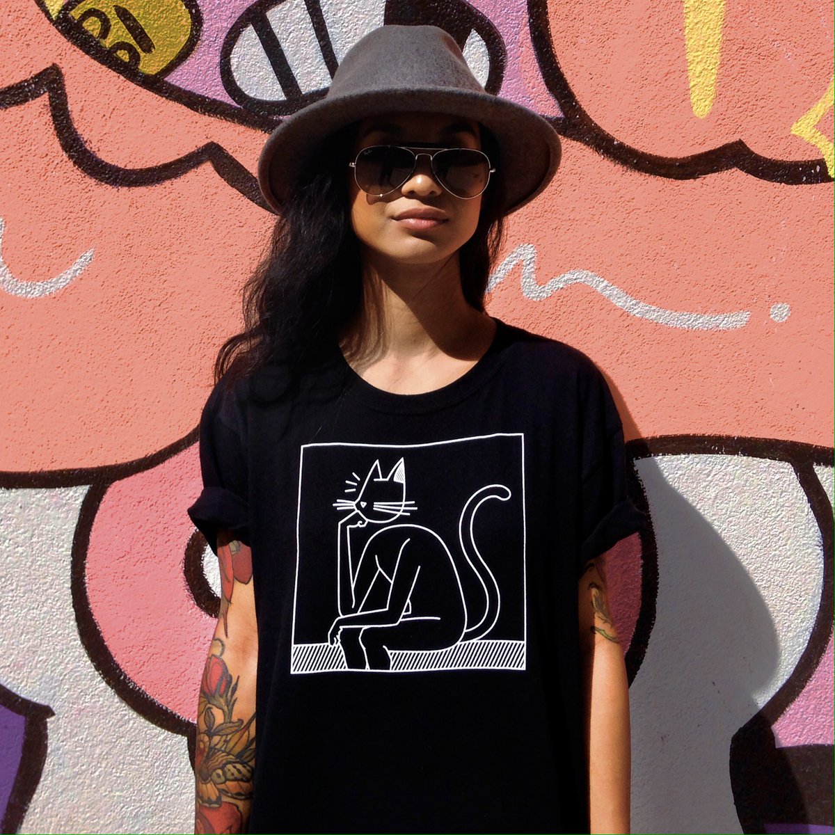 LostCatCo's tweet photo. The new Consider Cat '17 tee is only $20, comes in three different colors, &amp; in every size from SML to 3XL. https://t.co/KlymCjhPgU