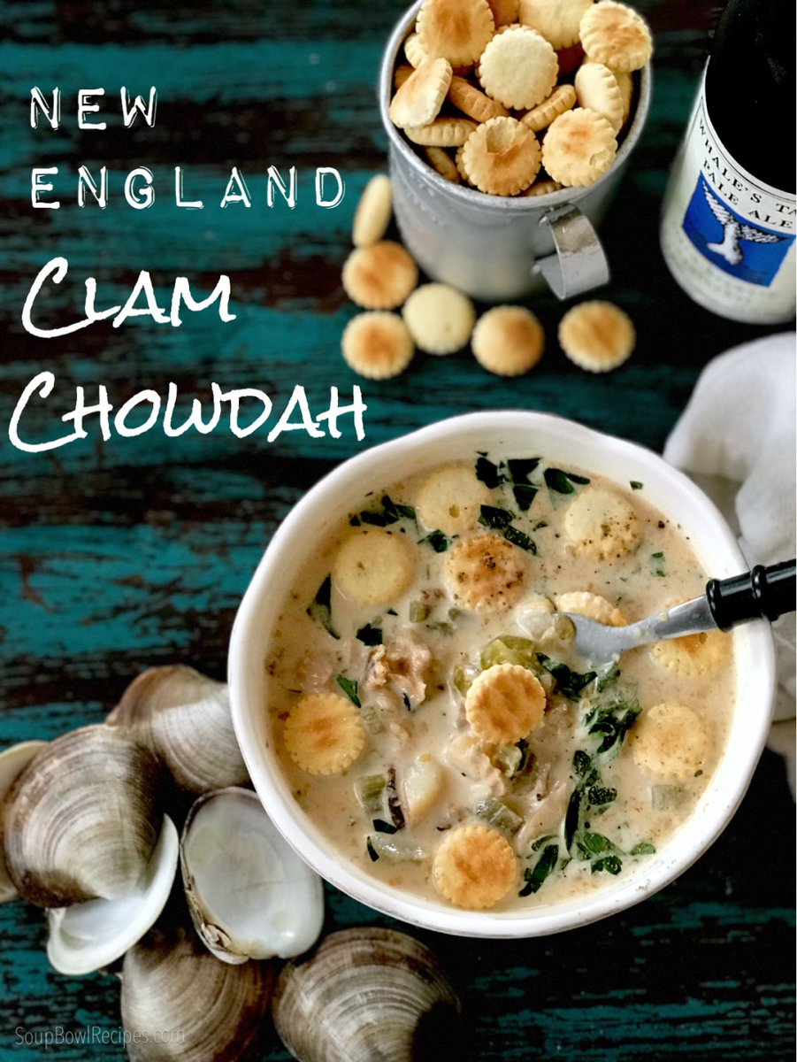 emilybrandsma's tweet photo. New England Clam Chowdah https://t.co/9LVLPauMYo https://t.co/sFfbyhaeaQ