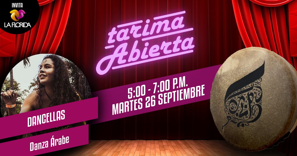 LaFlorida_of's tweet photo. Disfrute de toda la expresión y sensualidad de la danza árabe con el grupo #Dancellas en #TarimaAbierta https://t.co/EMRSFBEVPb
