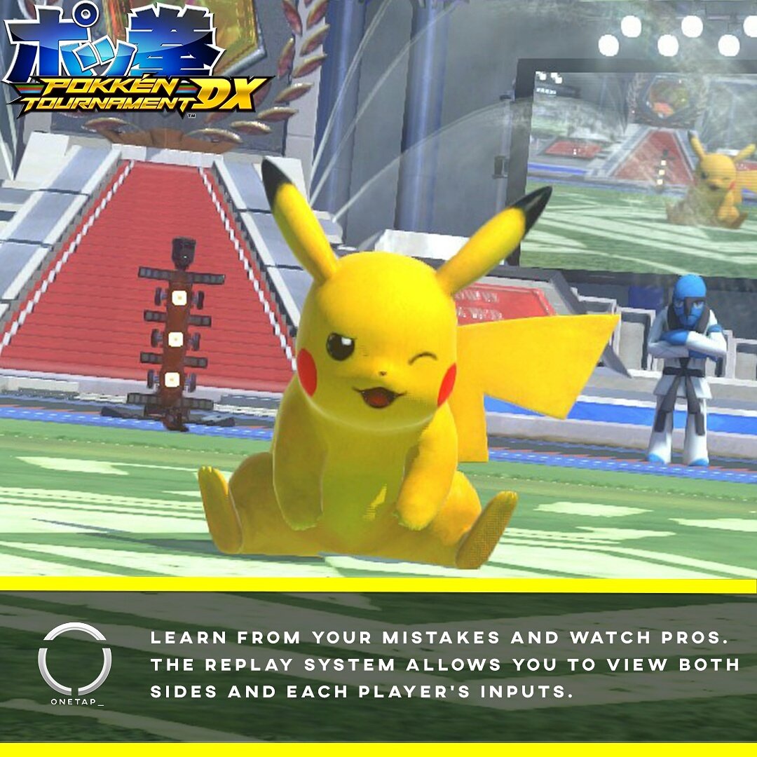 OfficialOneTap_'s tweet photo. "'Cause I always play to win!" #pokkentournamentdx #nintendoswitch #pikachu https://t.co/dTs5QkLUJl