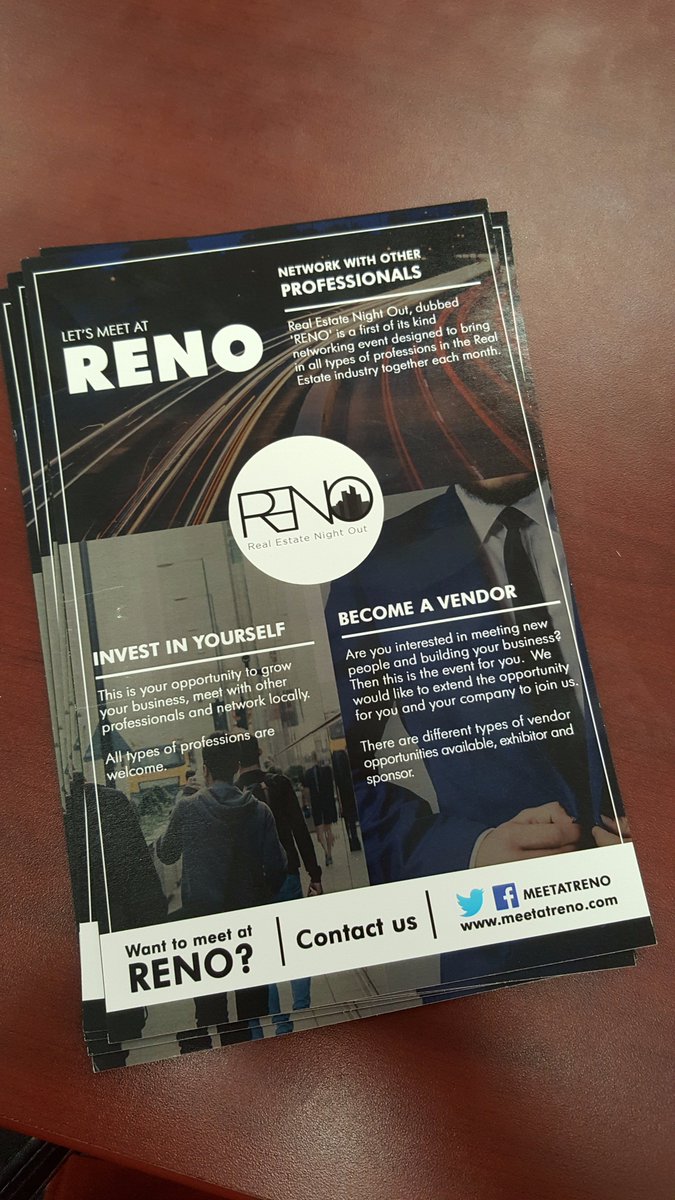 meetatreno's tweet image. #realestate #networking event coming 10/3!  #reno Real Estate Night Out!  #ORLANDO