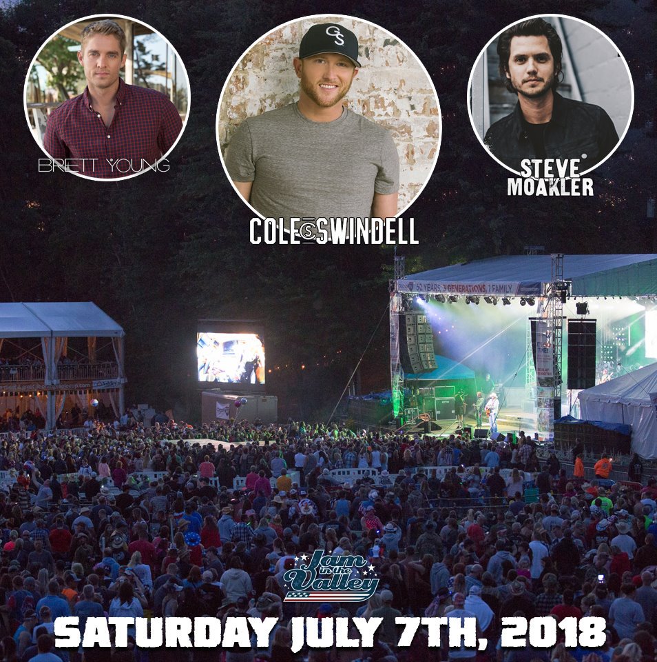 ICYMI: Coming on Sat (7/7/18) to JITV '18 will be <a href="/coleswindell/">Cole Swindell</a>, <a href="/BrettYoungMusic/">Brett Young</a> &amp; <a href="/stevemoakler/">Steve Moakler</a>!
Stay tuned for Thur &amp; Fri announcements!
