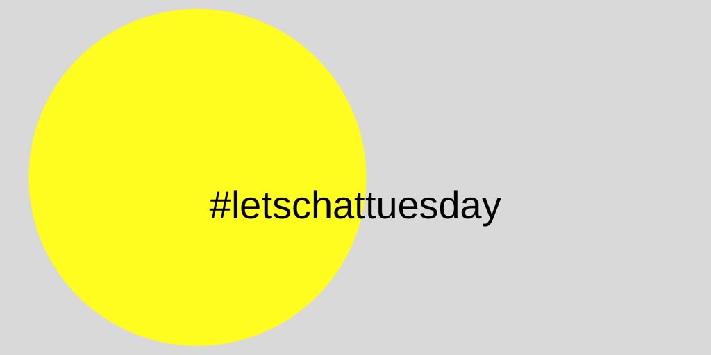 It's Tuesday tomorrow!!!!! #letschattuesday let's do this #E17 pick up a badge and welcome passersby to say hello! #TuesdayThoughts today :)