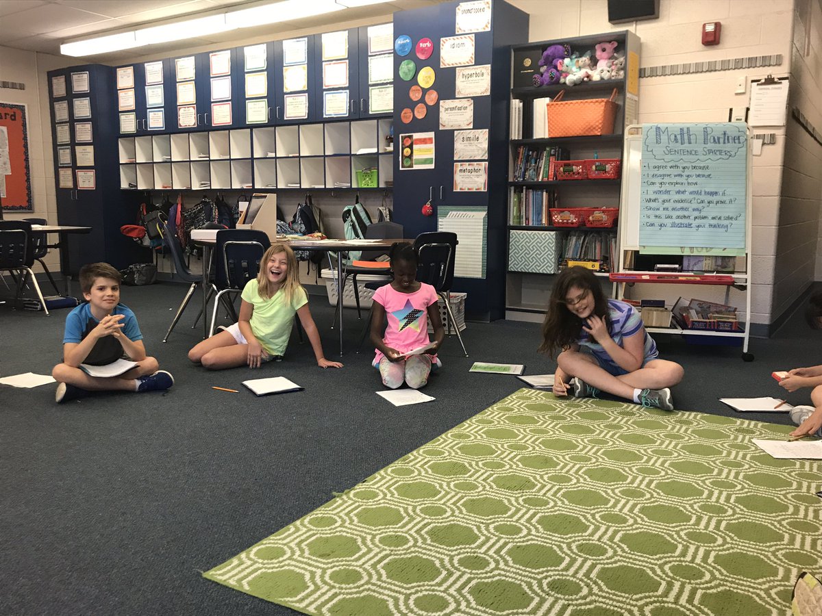 Lots of giggles during writing share time today! 😆 Love seeing them engage in one another's writing and creativity!