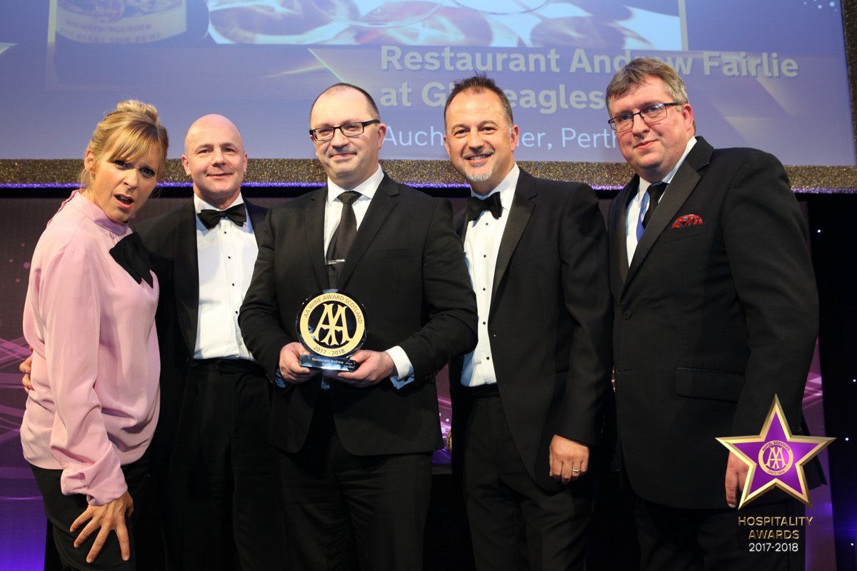 Congratulations to <a href="/AndrewFairlie1/">andrew fairlie</a> <a href="/Gleneagleshotel/">Gleneagles</a> winners of the Wine Award for Scotland 2017-2018 #AAawards