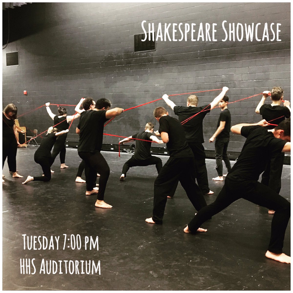HunterHSTheatre's tweet photo. SHAKESPEARE SHOWCASE featuring Play Productions &amp; Dance Company! Tomorrow Tuesday September 25 at 7:00 pm. FREE! https://t.co/pdUlziKdFL