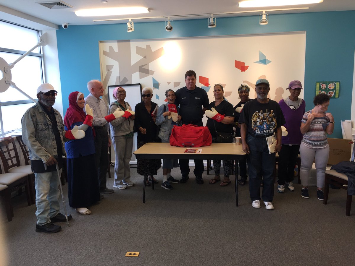 AHSCaringNY's tweet photo. Residents learned so much about fire safety and safe meal preparation last week. #smartseniors #AHS #firesafety https://t.co/OMzBM0TL5i