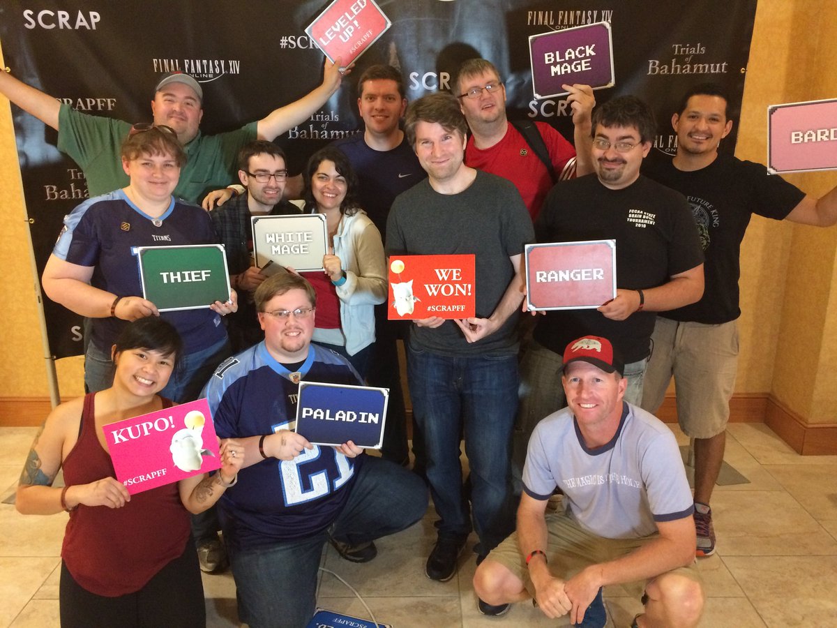 cloud9462's tweet image. #Scrapff #ffxiv #Leviathan made a good group of friends!