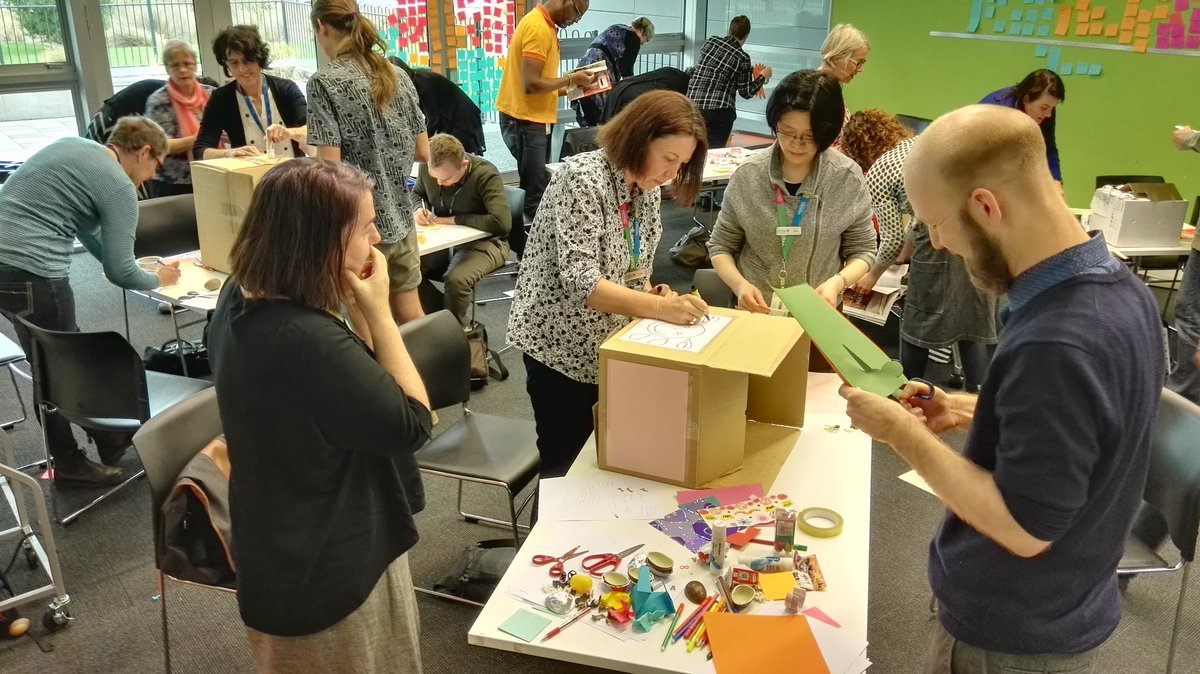 chchLibLearning's tweet photo. Totally engaged #librarians at "imagining your future library" with @DrMattFinch @ChristchurchLib @lianzaoffice @LIANZACon #Open17 https://t.co/v27LrN2n6j