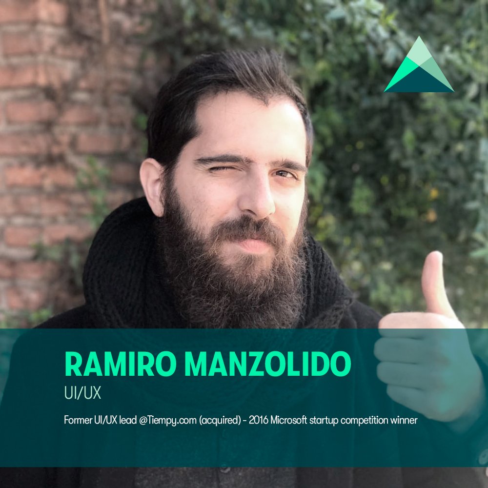 e11io's tweet photo. It's Ramiro's turn! Our brilliant UI/UX designer. #ExperimentalTeam https://t.co/bC79hMsKko