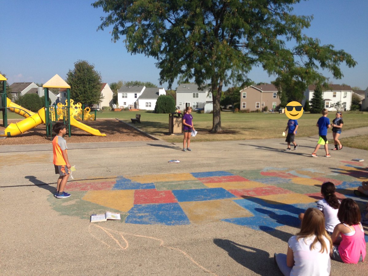 First time using the map outside for social studies. Not sure why. You're witnessing the theories of the first migration.