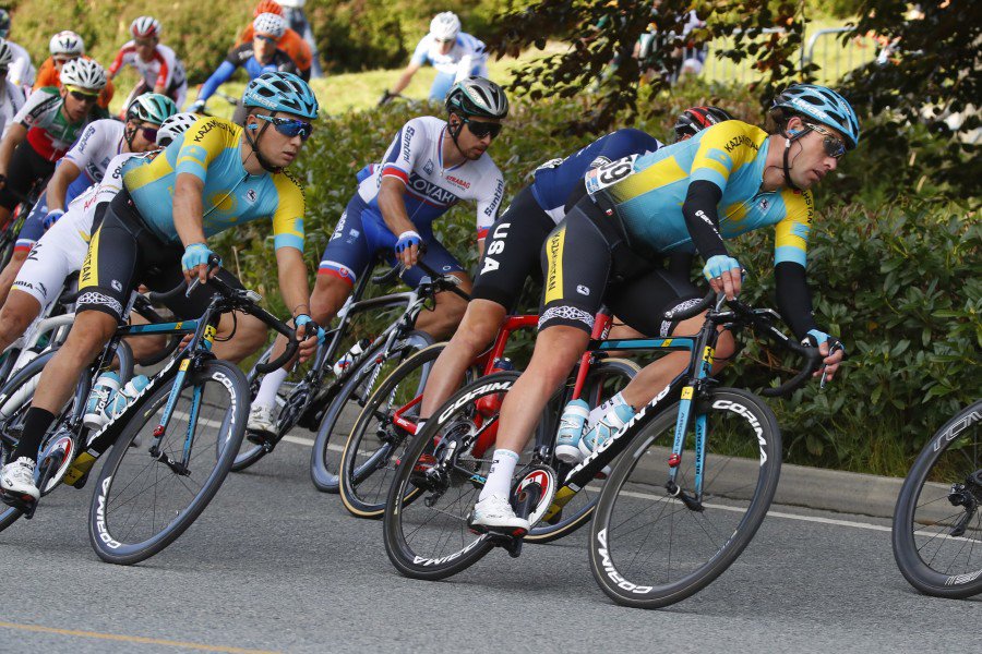 Argon18bike's tweet photo. What an exciting UCI Road World Championships! @AstanaTeam @AlexeyLutsenko3 finishes in the Top-10 #GalliumPro2018 #Bergen2017 @bettiniphoto https://t.co/br3paZxjHv