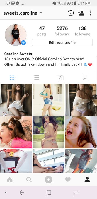 Find me on Instagram babies !! 💕 sweets.carolina https://t.co/jcRDf5Q5vU<a href="/tag/newprofilepic"class="tags"><span>#newprofilepic</span></a>