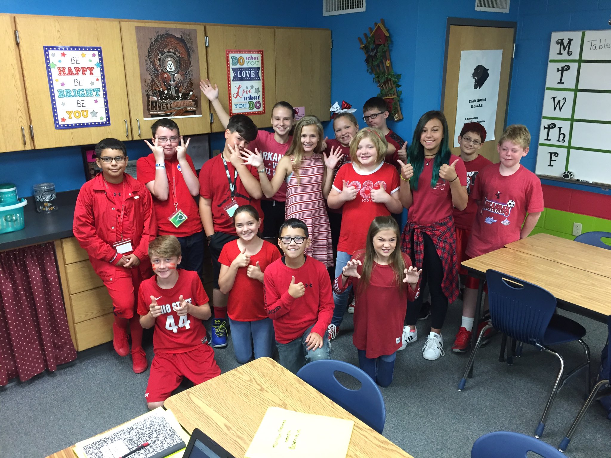 Cabot Middle North on Twitter "Love their school spirit. GO PANTHERS