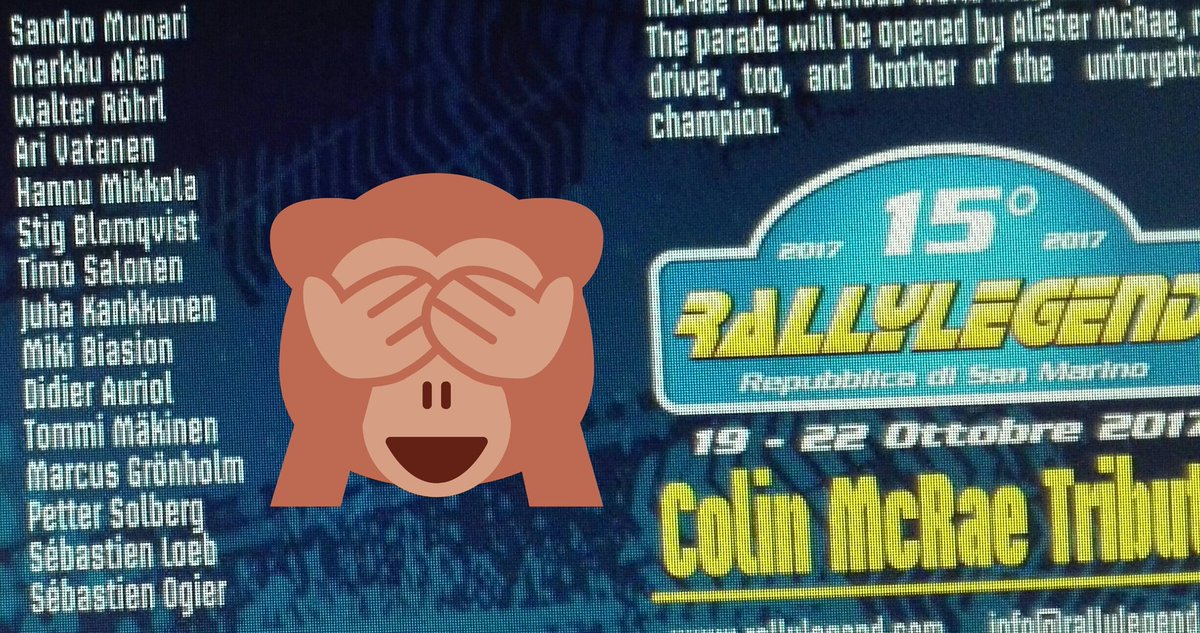 danielamelibia's tweet photo. #rallyelegend#sanmarino#colinmcraetribute https://t.co/ahJgUb9Slt